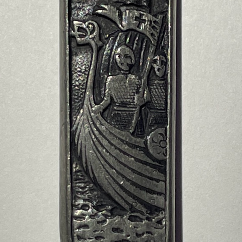 Vintage Konge Tinn (Norway) Pewter Silver Cake Server - Picture 3 of 7